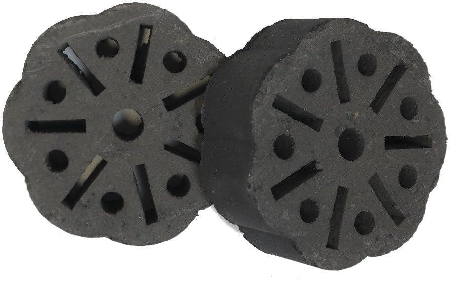 Charcoal Starter Briquettes Blocks Squares Cubes - Pack of 12 Premium Easy-Light Charcoal Starters for Grill and Smokers (2 Hours, Clean Burning) (2 Pack)