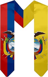 Country Flag Graduation Stole scarf class of 2025 International Graduate Adult Unisex