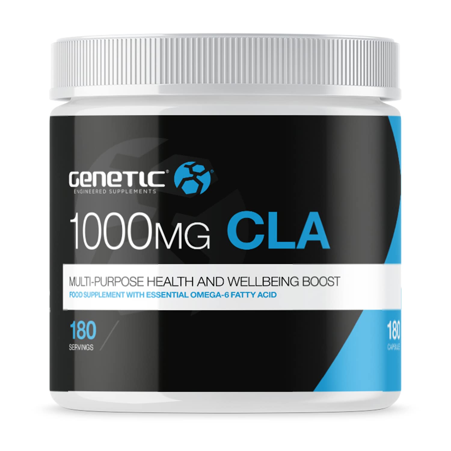 CLA Capsules - Genetic Supplements - Fat Burning Supplements - CLA Fat Burner - Sport Supplements - 180 Capsules
