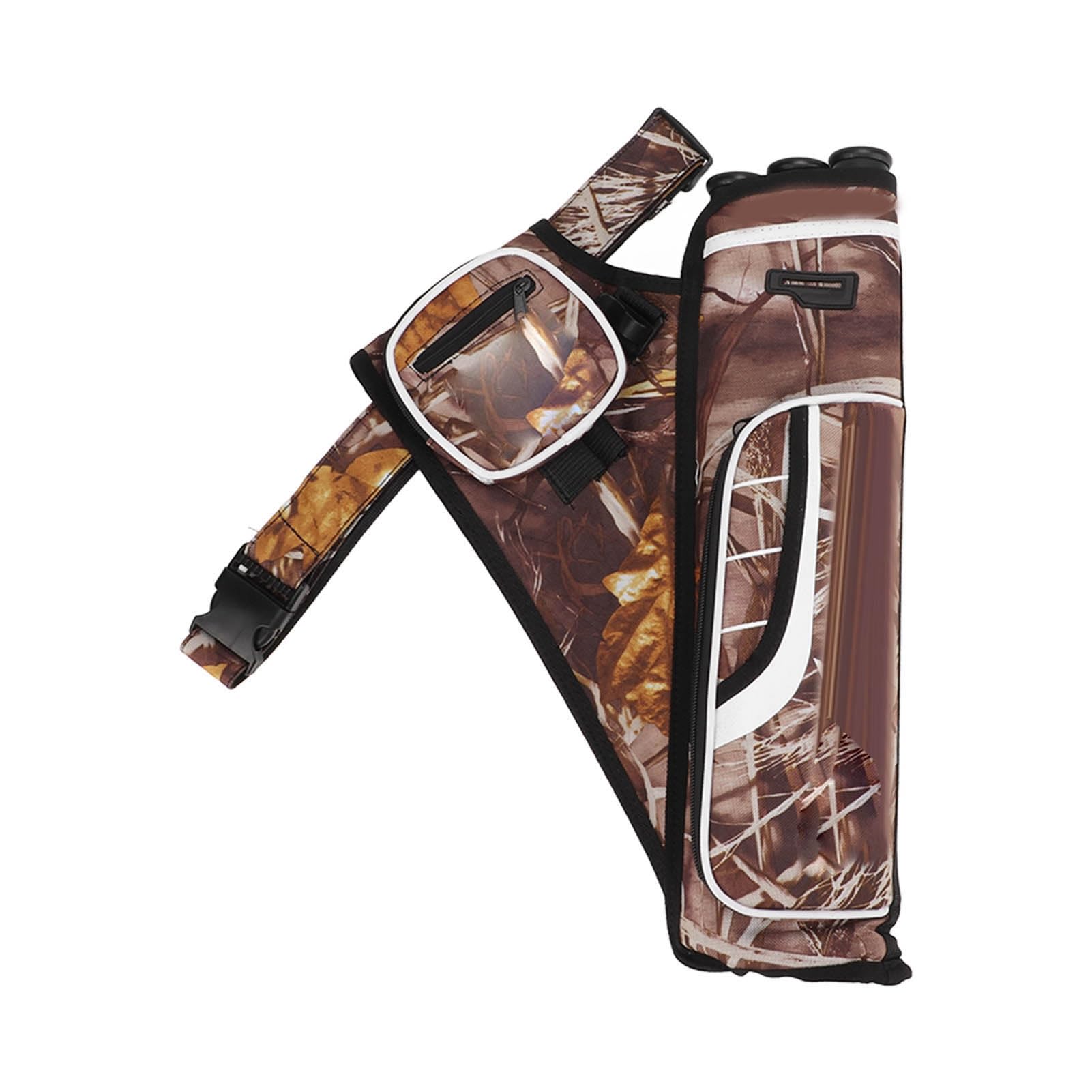 Bicaquu Carquois Léger Pour 6 Flèches – Support Réglable, Silencieux, En ABS – Pour Tir à L’Arc, Chasse, Pratique Cible
