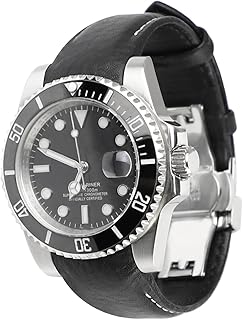 20mm Curved End Retro Leather Watch Band for Rolex Submariner 40mm,Daytona,GMT-Master 40mm,Yacht-Master,Explorer I Leather Watch Strap Replacement Rolex Bracelet Men Women