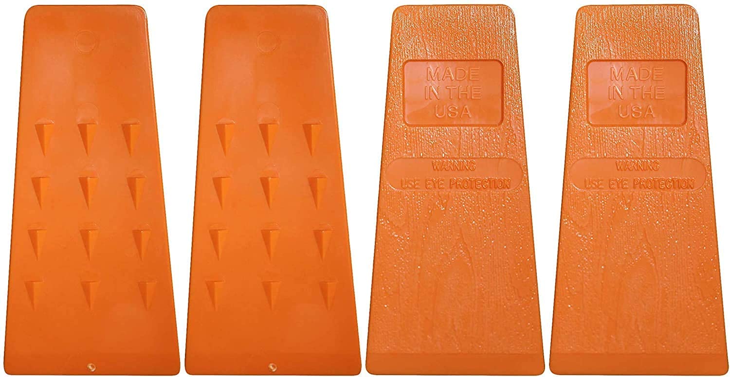COLD CREEK LOGGERS 5.5 Inch Felling Wedge Chain Saw Logging Supplies Set of 4