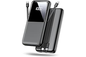 Portable Cell Phone Recharger: 15000mAh Fast Charging Power Bank