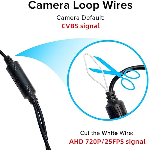 Miniatura 6 de Cámara de respaldo emblema del mercado de accesorios para F150 (2004-2014)F250 F350 F450 (2009-2014) Flex (2009-2012) Ranger 2012 CVBS  AHD Dual