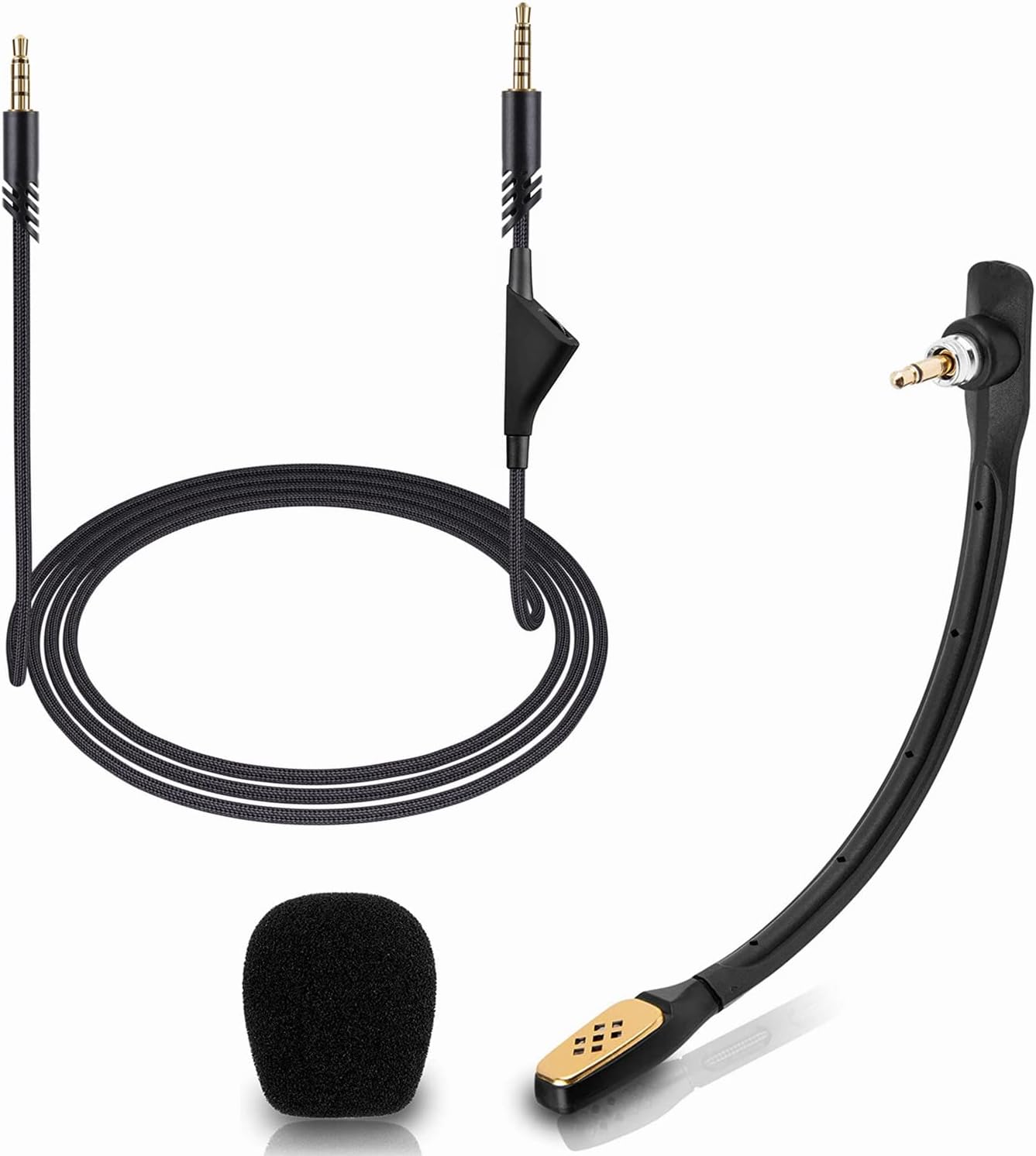 weishan A40 Mic and Audio Cable, Replacement for Astro A40 TR Gaming Headsets, with Inline Volume Control