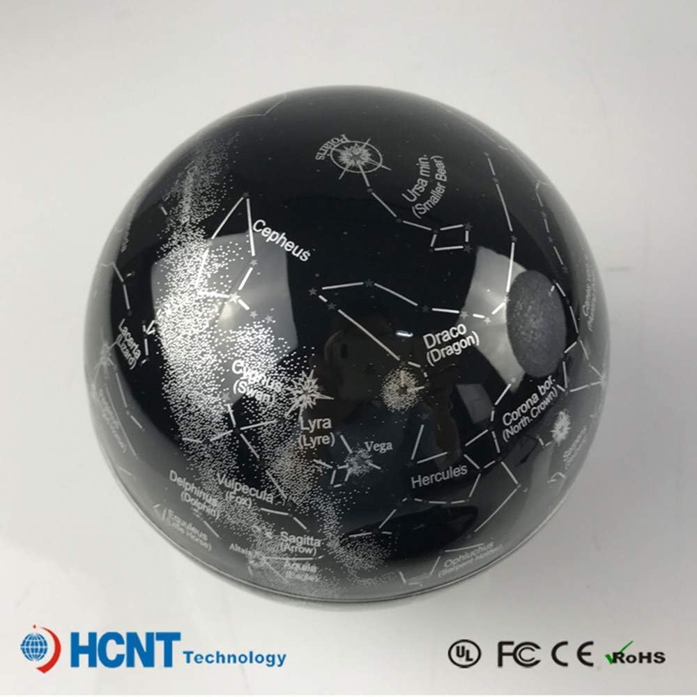 Geographical Globe, Floating Globe/Magnetic Levitation Globe/6 Inch Starlight/Colorful/LED Light/Kids/Education Cation/Gift/Tool/Home/Desk/Decoration