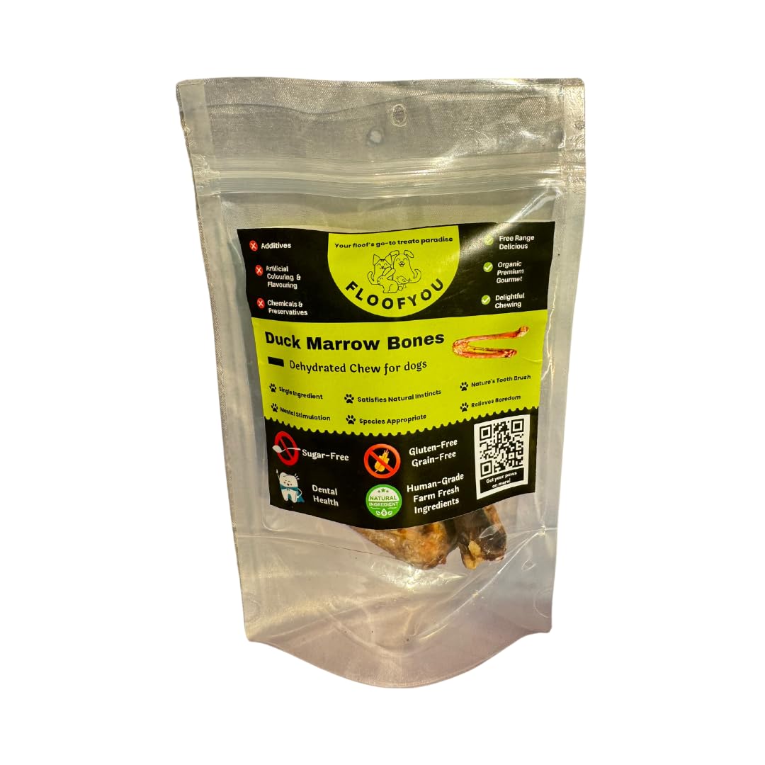 FloofYou Duck Marrow Bone Whole Chew Jerky Dehydrated Natural Healthy Dog Treat Chew Snack (B0CXB3QB7Y) Amazon Price History, Amazon Price Tracker