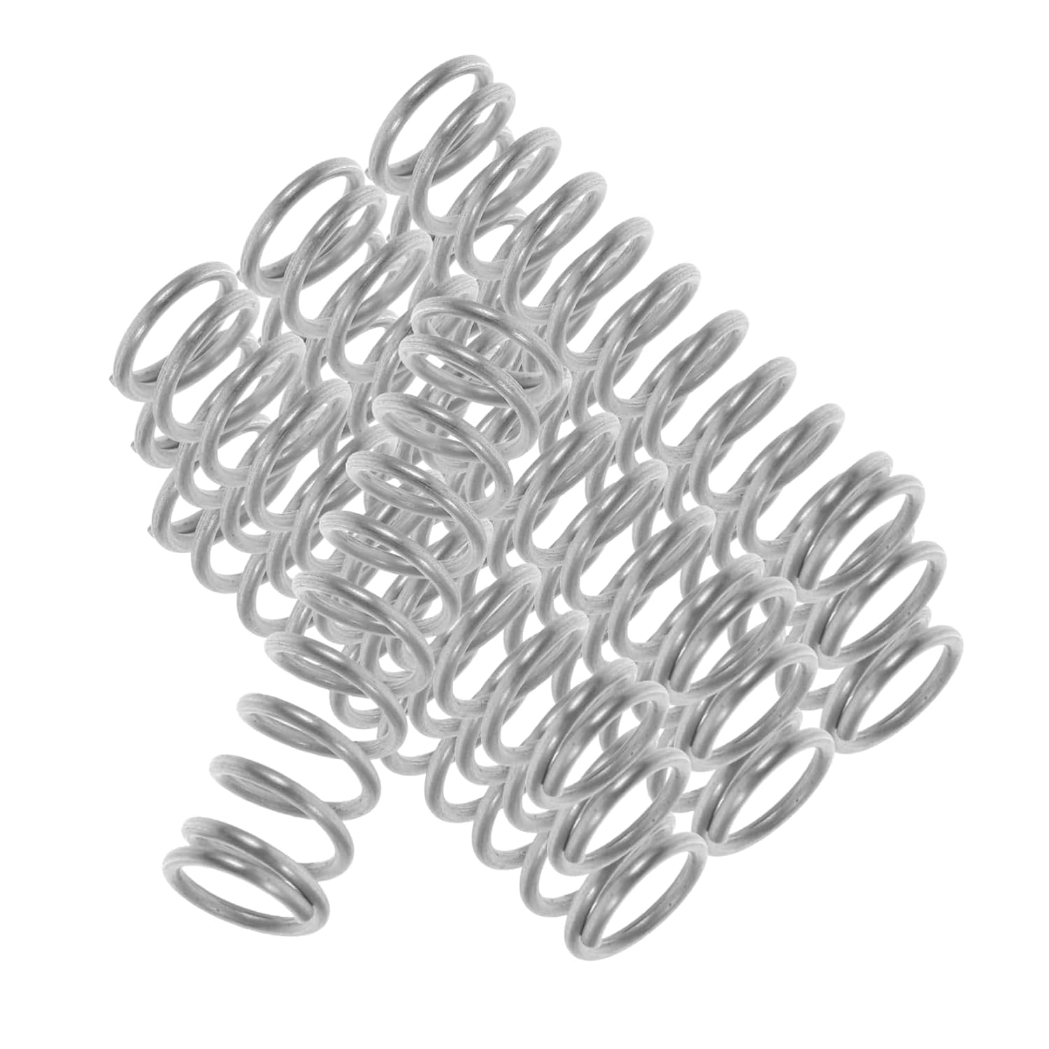 10pcs Stainless Steel Compression Springs Kit Extension Springs for Mechanical Repairs for Home and Shop Projects Wire Outer Height