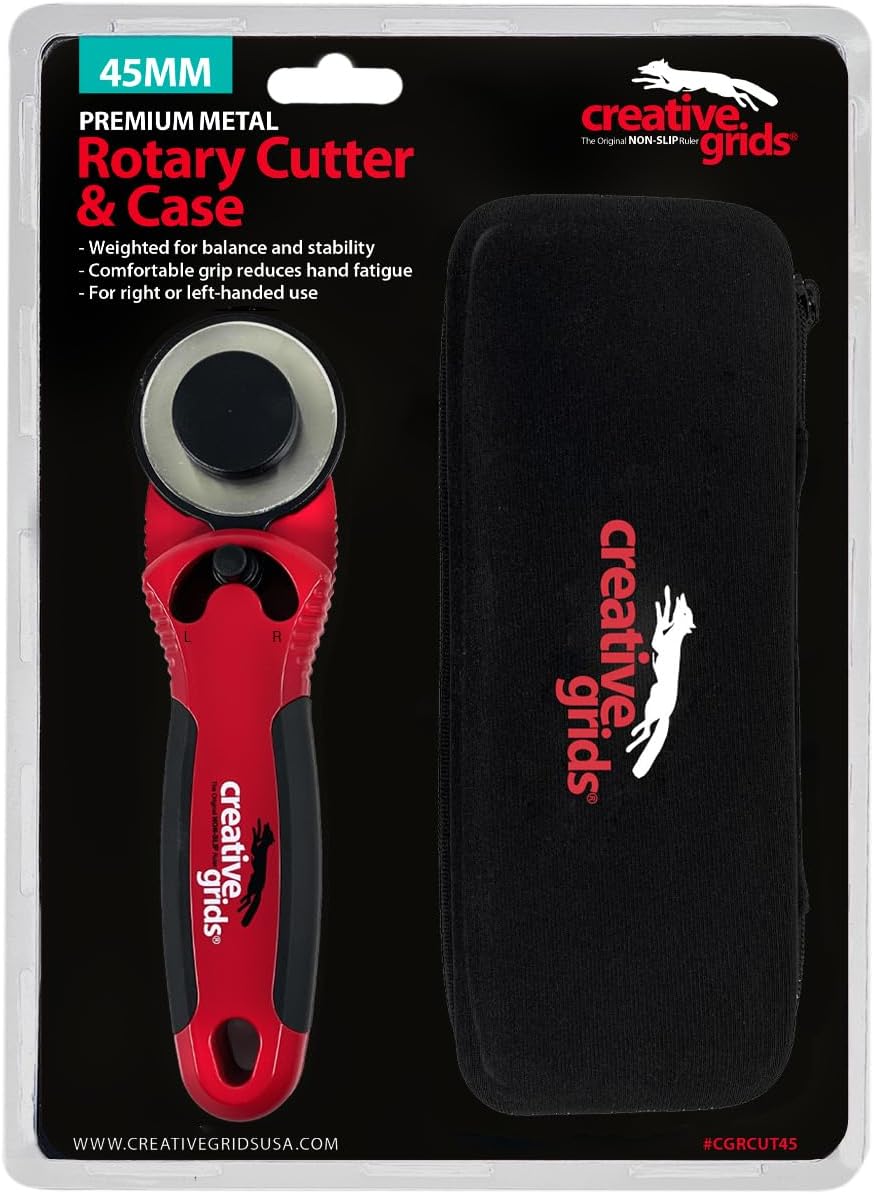 Creative Grids 45mm Rotary Cutter with Case