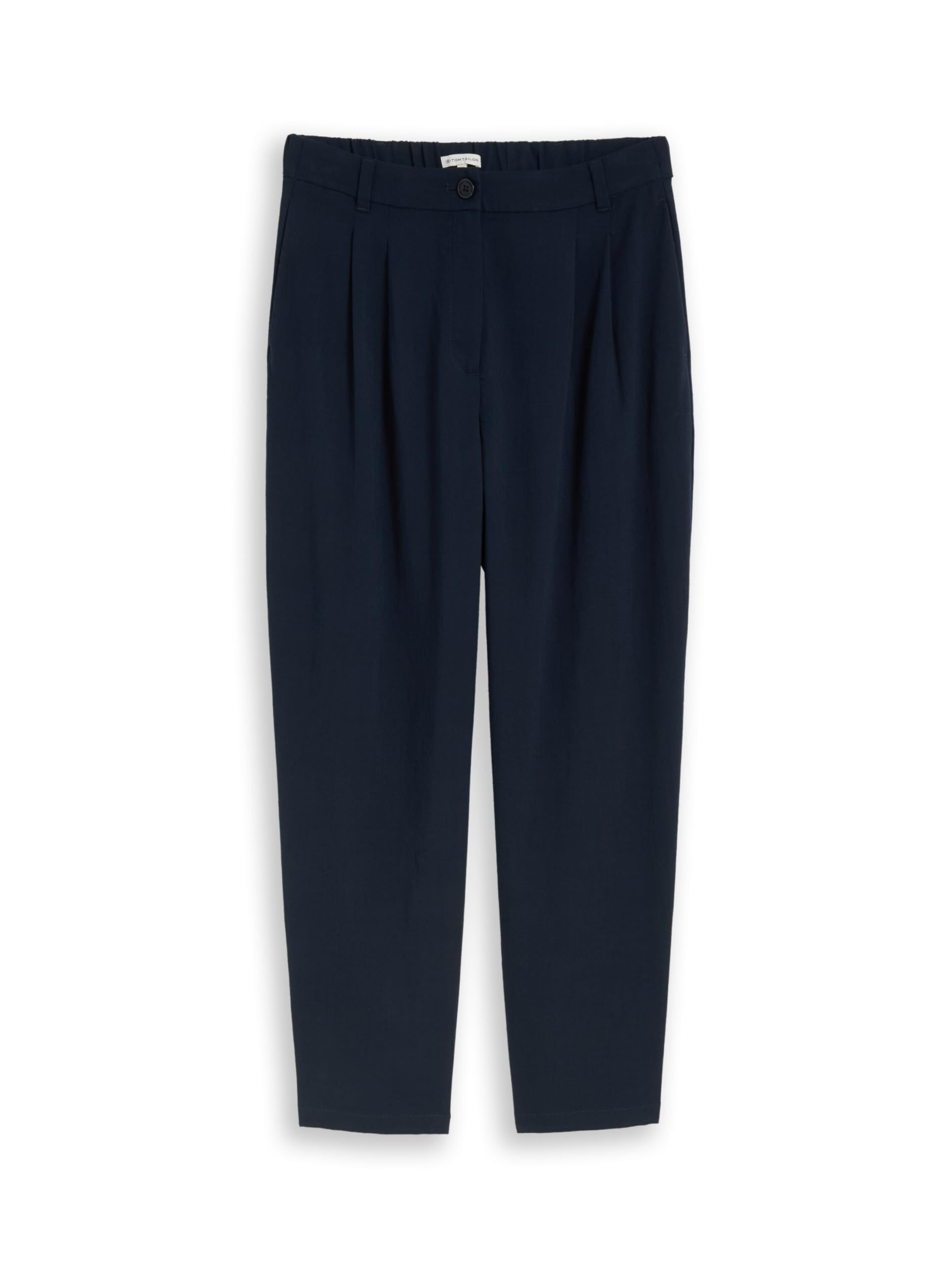 Tom Tailor Damen Cropped Barrel Hose 1051388