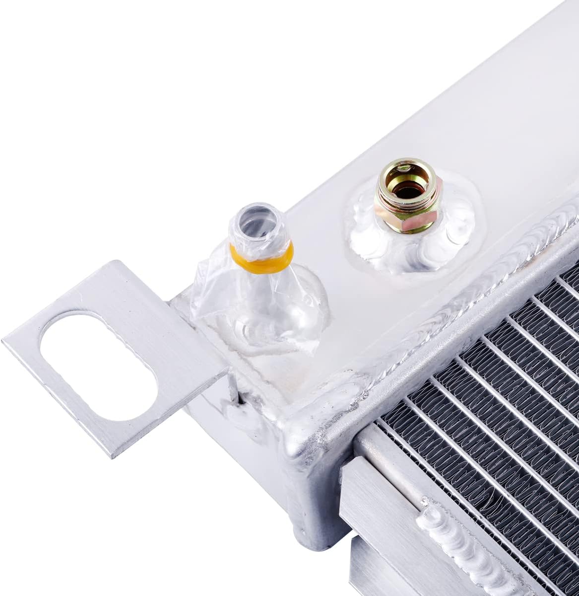 3 Row Aluminum Radiator for 1999-2014 Chevy Silverado Suburban Tahoe GMC Yukon 1500 2500 2003-2009 Hum mer H2 6.0 V8 denali Radiator(Overall size: 41" x 18.5)