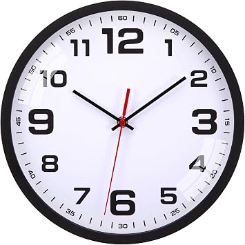 Modern Wall Clock without Ticking Noises 30 cm