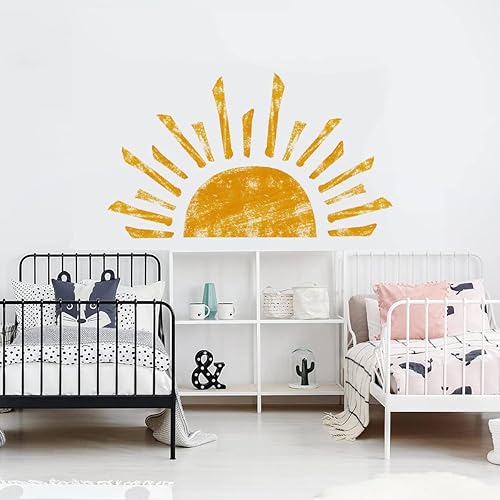 Miniatura 2 de DEKOSH Decoración de pared Sunshine para dormitorio, calcomanías de pared grandes para guardería