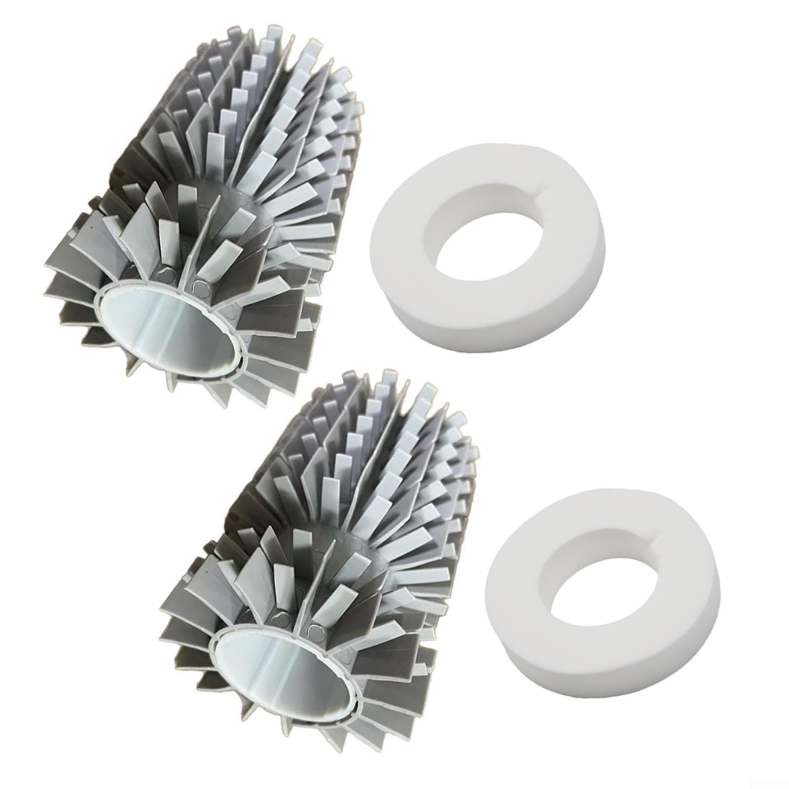 Spazzola per pulizia piscina 61020601 con anello 6101611-R4 compatibile con modelli M400 M500 (4 pezzi)