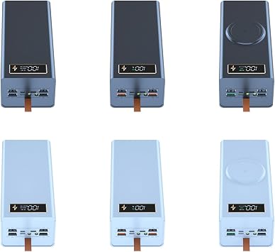 DIY Case with 22.5W Quick 15W Charging 24x18650 Holder Box Digital Display Screen 18650 Storage Box
