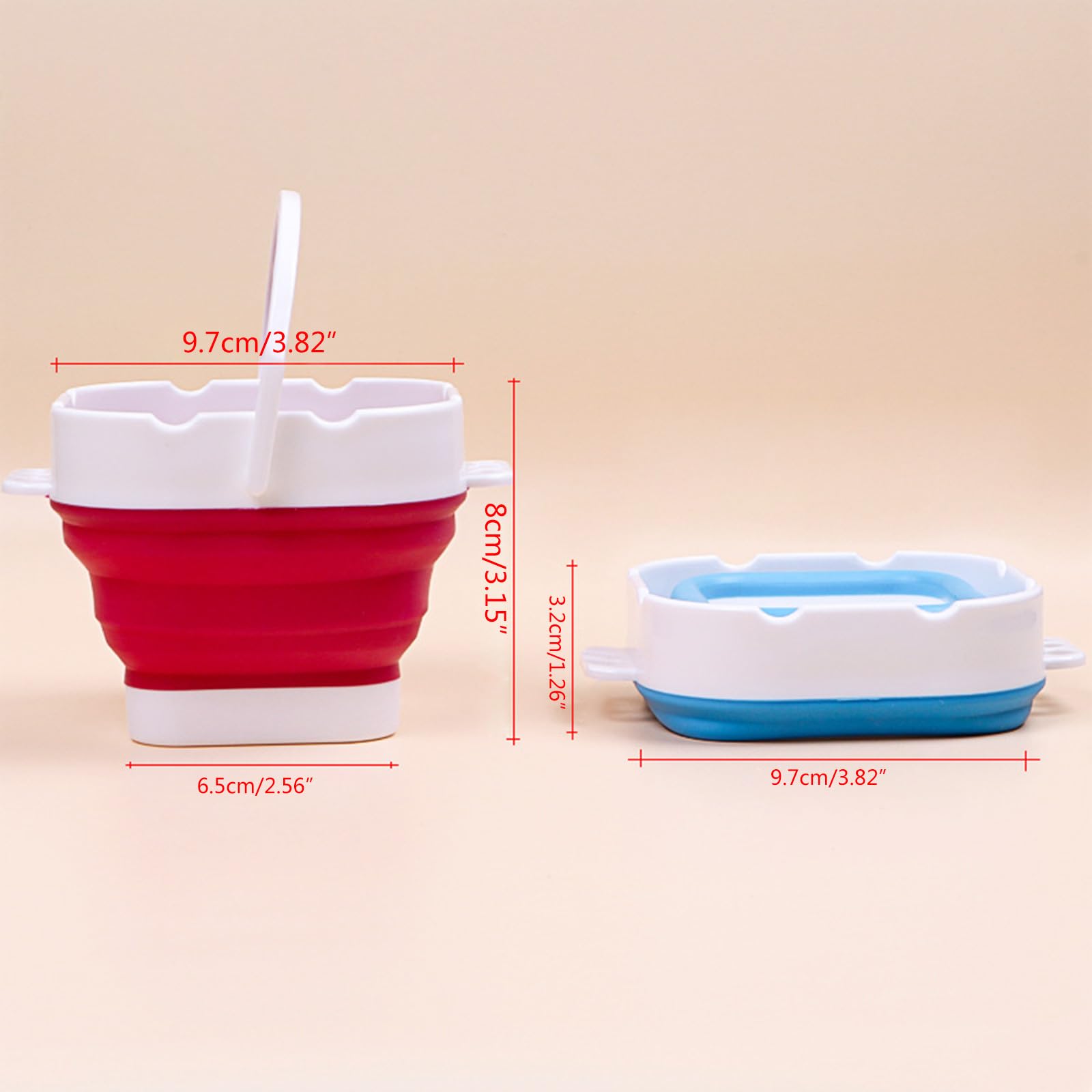 Nettoyeur de pinceaux pour peinture acrylique, aquarelle et peintures à base d'eau - Bassin pliable avec support - Design élégant et tendance