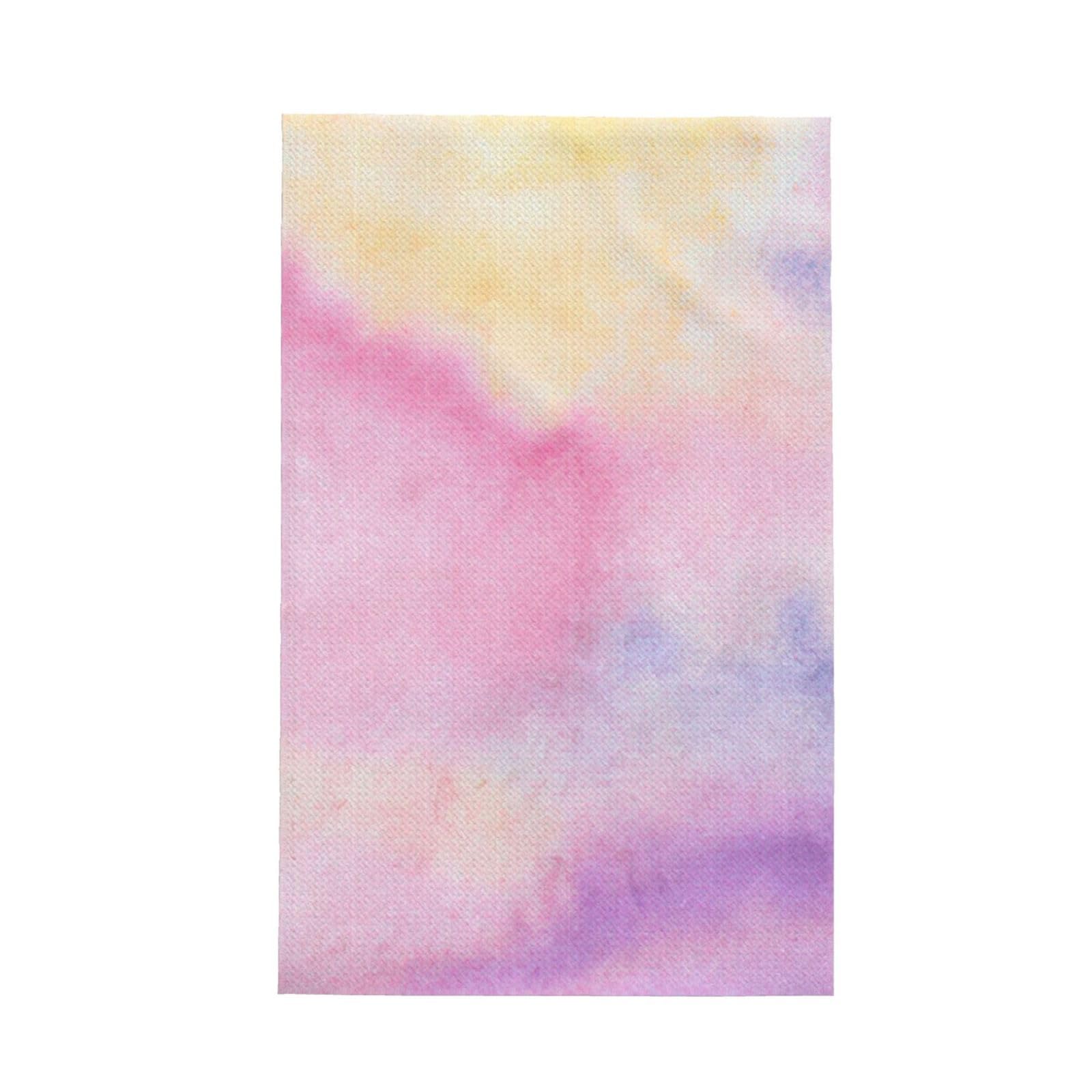 CKGODGF Rainbow. Print Absorbent Waffle Dishcloths,Kitchen Towels With Hanging Loops,Tea Towels.