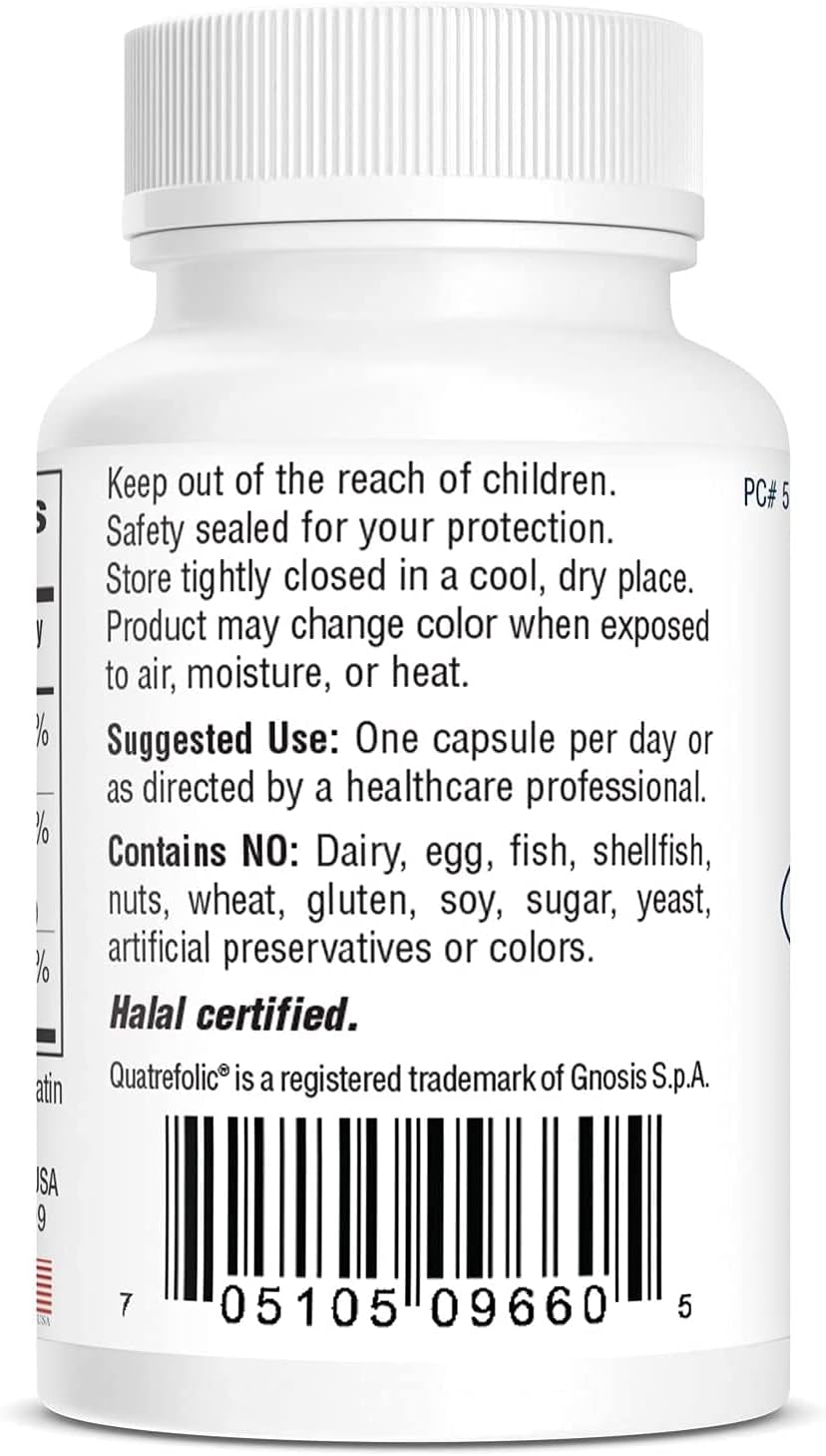 Bio-Tech Pharmacal B6-Folic Acid, 100 Capsules – All-Natural Supplement – Supports Cardiovascular, Bone, & Nervous System Health – No Dairy, Fish, Gluten, Peanut, Shellfish, Halal, & Soy – No