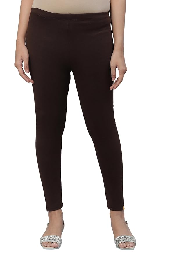 Aurelia Women High Rise Strechable Skinny Tights | Ankle Length Leggings | Leggings