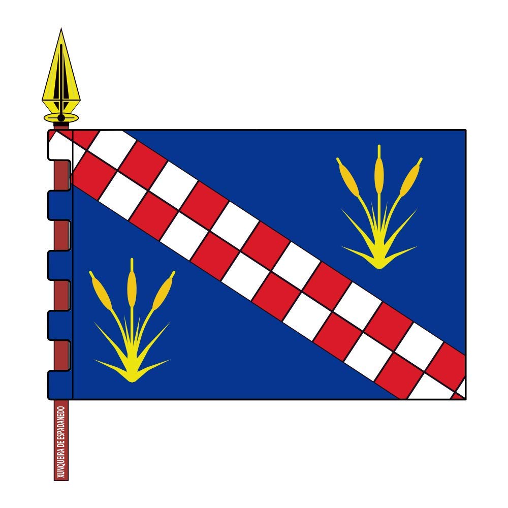 Drapeau Xunqueira de Espadanedo Ourense en tissu premium résistant