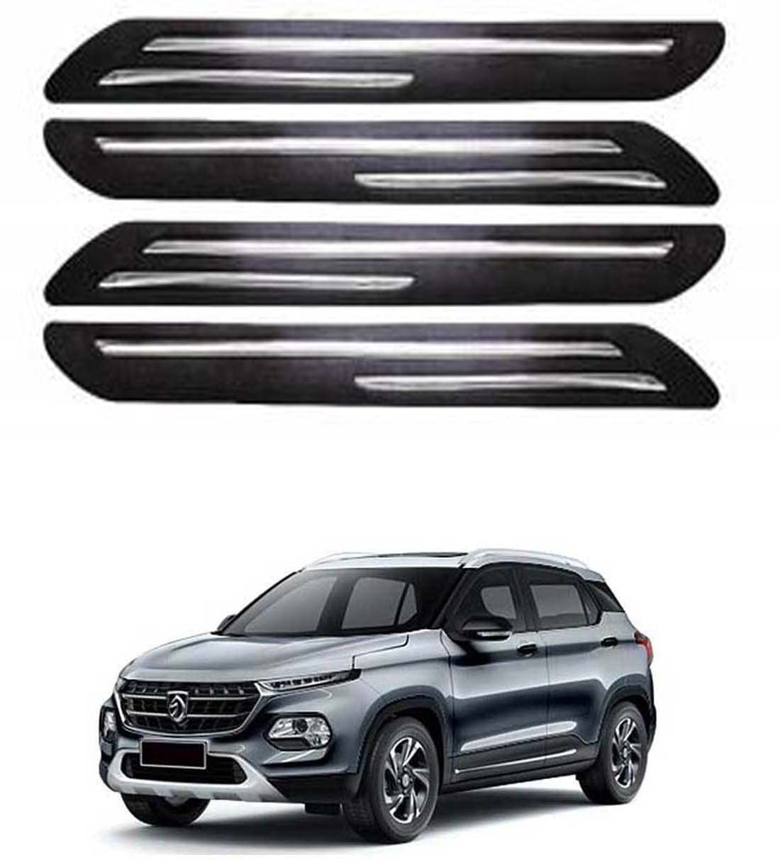 RONISH Car Bumper Protector Guard (Set of 4) for Universal for Car Baojun 510