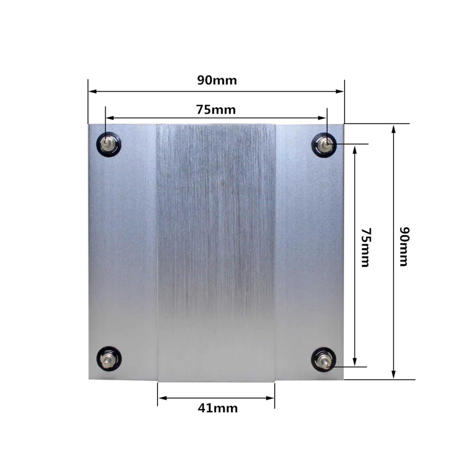 Chłodnica procesora serwera 2U Radiator aluminiowy do 1155 1156 1150 1151 Pasywne chłodzenie komputera przemysłowego