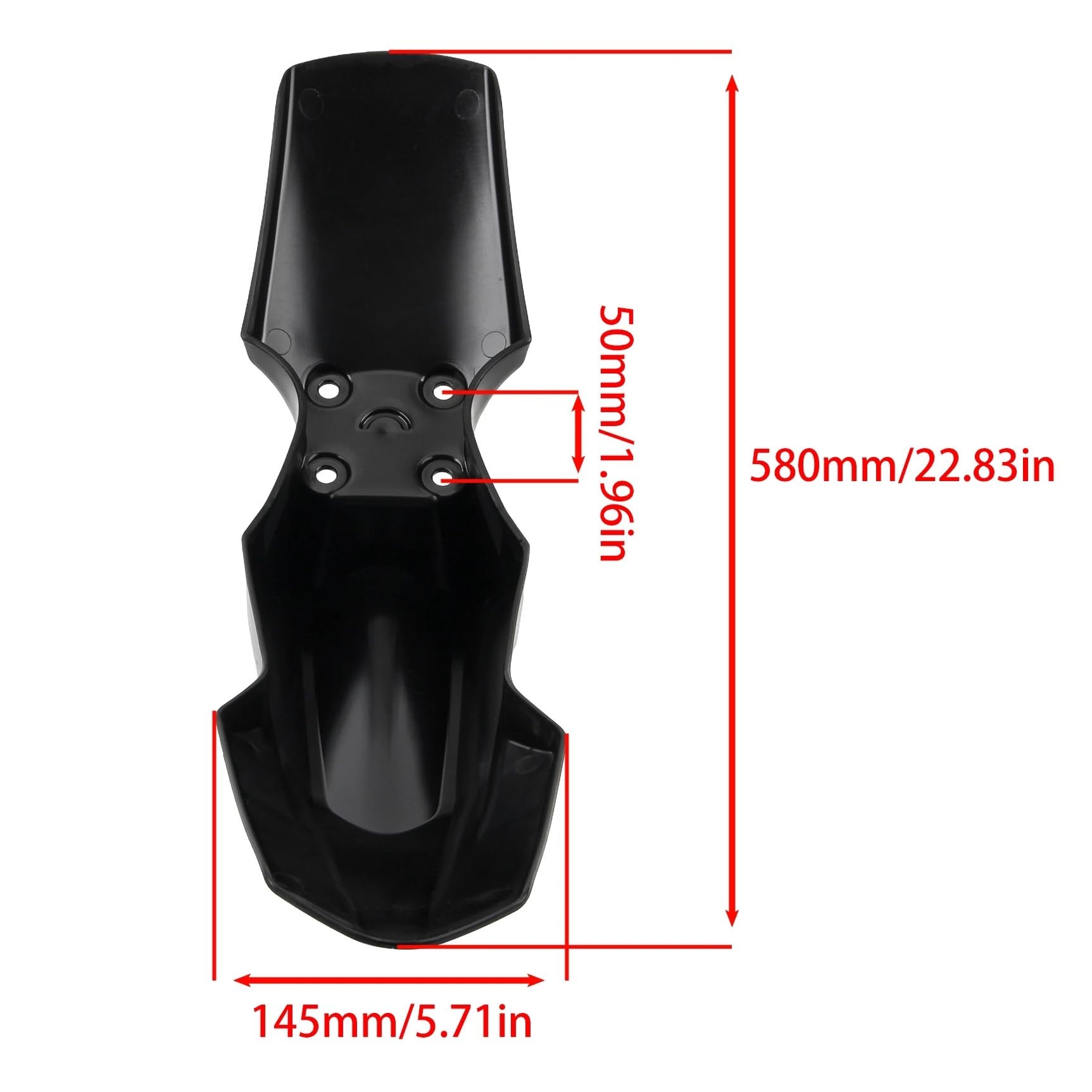 Parafango moto Per accessori per veicoli elettrici fuoristrada in plastica per parafango Per moto Per Fender