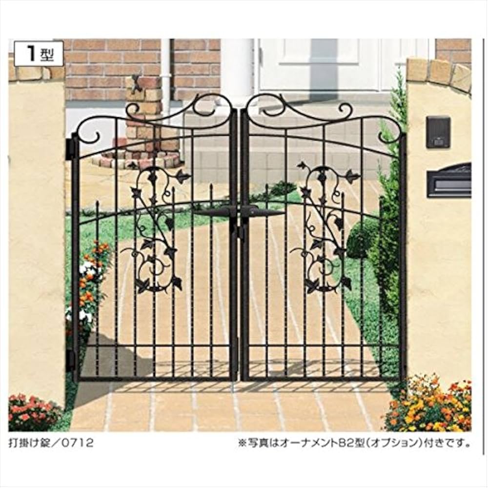 Amazon.co.jp: 三協アルミ 門扉 プロヴァンス 1型 両開きセット