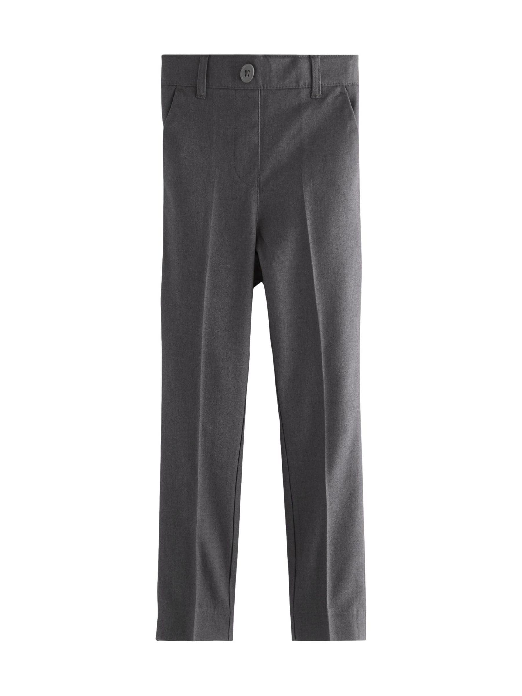NEXT Niñas Pantalones Escolares sin Cierres con Parte Delantera Lisa