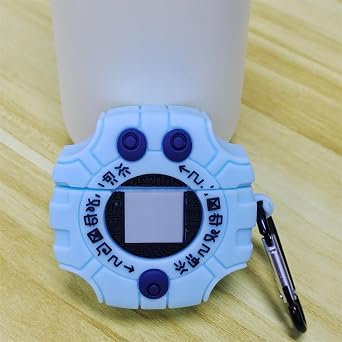for AirPods 4 Case,Cute Cartoon Anime Digimon Monster Digivice Silicone Earphone Case,3D Fun Cool Protective Cover for Boys Girls
