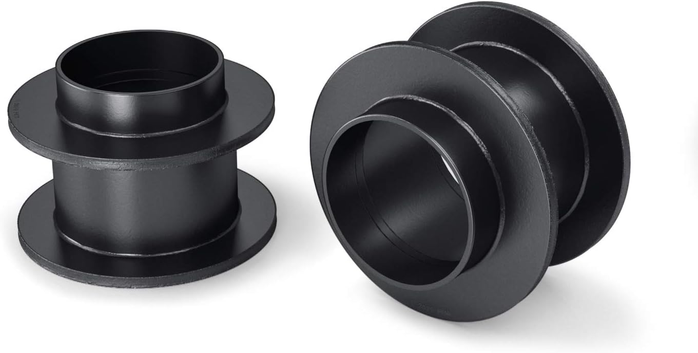Front Leveling Kit - 3 inch Lift - Only for 2WD Trucks - Compatible with 1994-2006 Dodge Ram 1500, 1994-2018 Dodge Ram 2500 3500, 1994-2011 Dakota - Steel Coil Spring Black Spacers