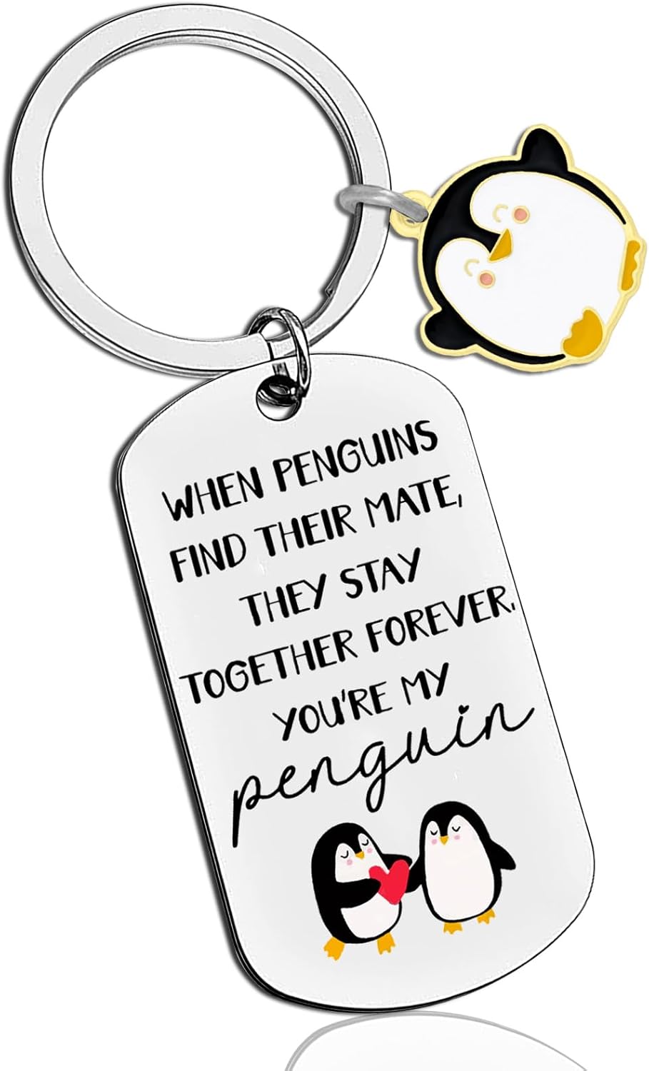 Valentines Day Gift For Girlfriend Boyfriend Couples Penguin Valentine Gifts Couple Gifts Sweetest Day Keychains For Him Her Cute Penguin Gifts For Husband Wife