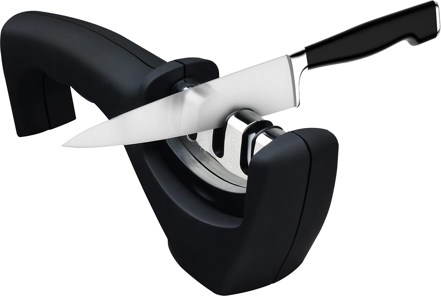 Utopia Kitchen Ceramic Kitchen Tungsten Diamond Manual Knife Sharpener