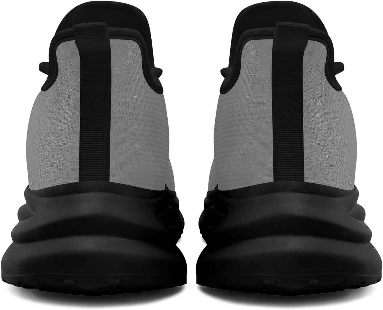 Custom Solid Color Sneakers for Men Women Print with Your Need Personalized Running Walking Tennis White Black Sports Shoes