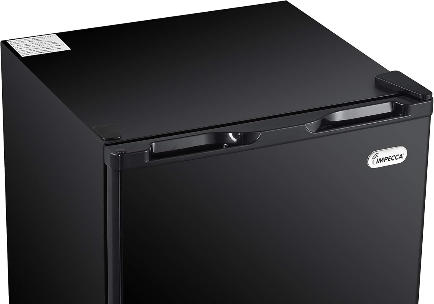 Impecca All-Refrigerator with Reversible Door, Interior Light, Classic Refrigerator, Compact Refrigerator Mini Fridge, 3.2 Cubic Feet, Black