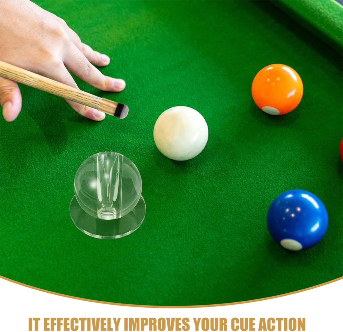 PRETYZOOM Billiards Training Tool and Cue Snooker Stroke Trainer 18mm Pool Table Accessory for Precision Practice and Stroke Correction
