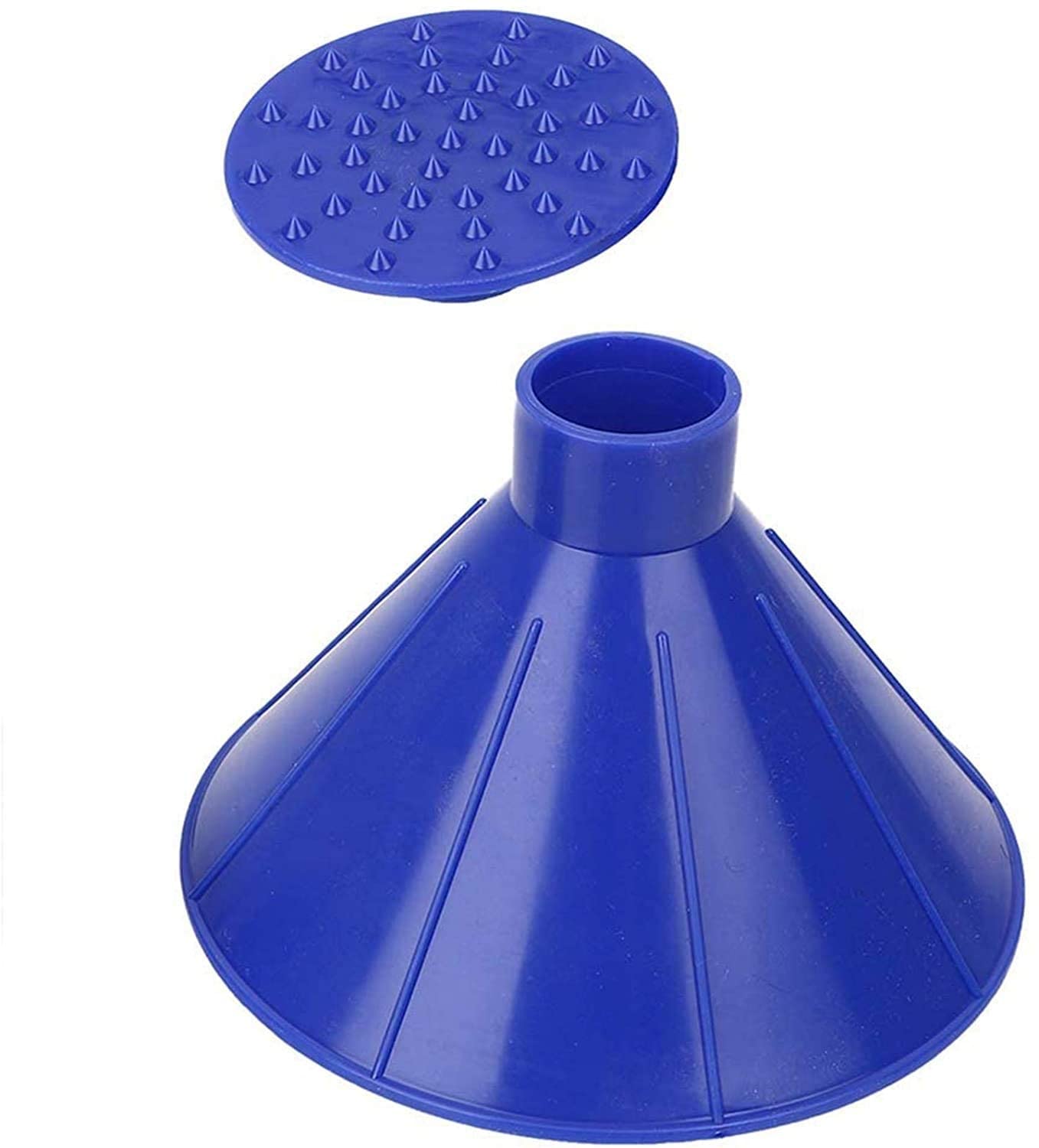 Eiskratzer Auto Windschutzscheibe Auto Kegel, Magisches Auto Rund Für Windschutzscheibe, Kunststoff Trichterform Auto Schneekratzer Frost Schnee Entfernung Werkzeug, 3er Pack