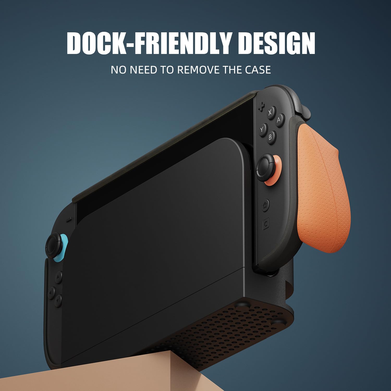 Savage Raven by Skull & Co. GripCase Bundle for Nintendo Switch 2: Dockable Soft Protective Case with Replaceable Grips [to fit All Hands Sizes], with Hard Shell Huge Storage Carrying Case, Black