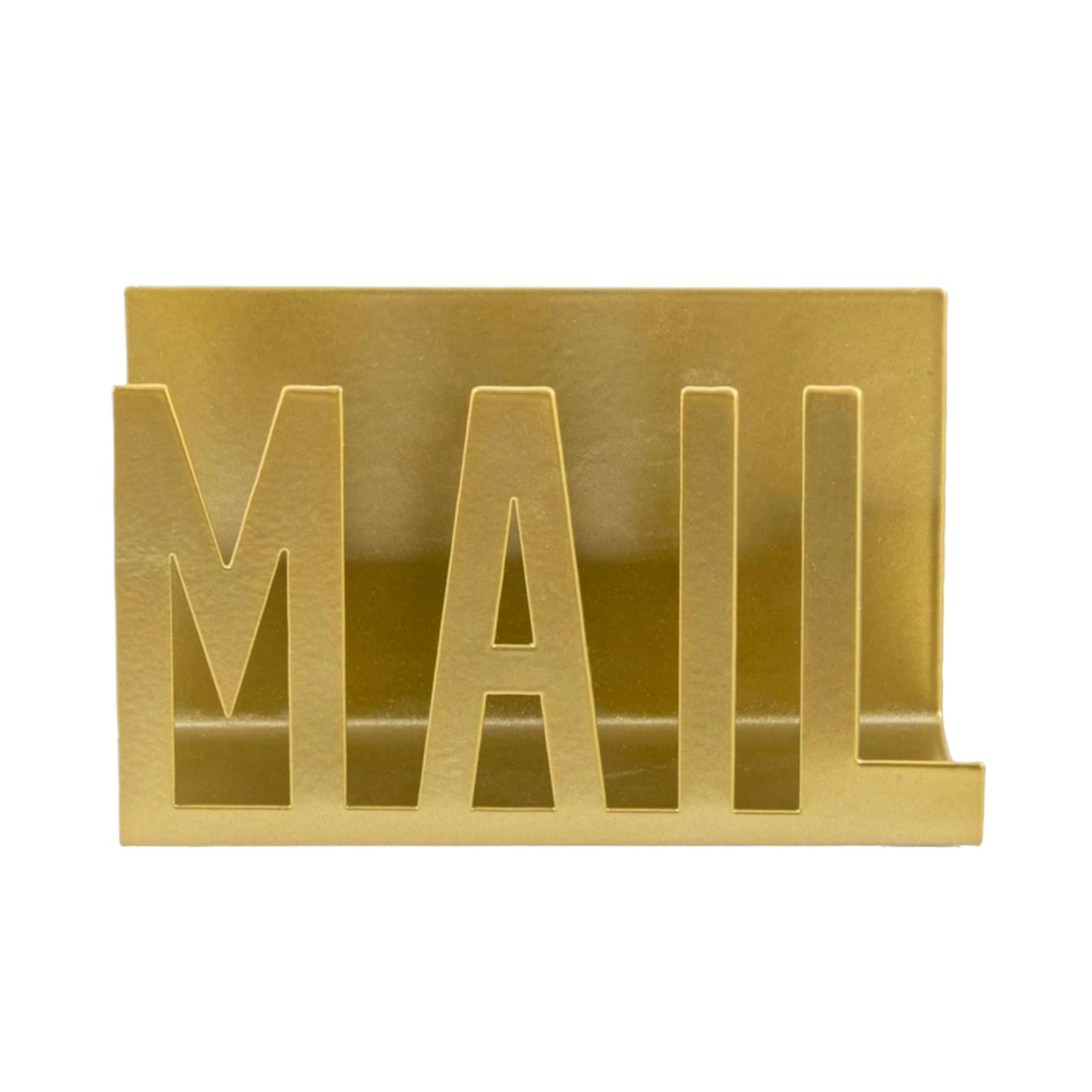 Oxxggkao Metal Mail Holder Iron Desktop Letter Sorter Efficient Envelope Stand Home Countertop Document Management Rack Iron Mail Organiser