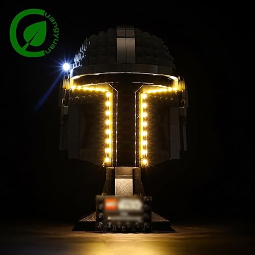 Miniatura 2 de Lighting Kit for LEGO 75328 Mandalorian Helmet Model, LED Light Kit Compatible with Lego 75328 (NOT Included Block Sets Model)