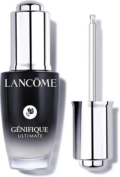 Lancôme Génifique Ultimate Dual Recovery Face Serum- Anti-Aging Serum Visibly Improves Fine Lines, Rough Texture, Plumpness and Even Skintone - with Beta Glucan and, Hyaluronic Acid - 0.67 Fl Oz