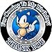 12 SONIC THE HEDGEHOG - Birthday Party Favor Stickers/Labels for Gift, Goody Treat Bag (2.5 inches circle stickers, bags not included)