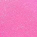 1 Sheet of 12" x 20" Glitter Iron On Heat Transfer Vinyl (Neon Pink)