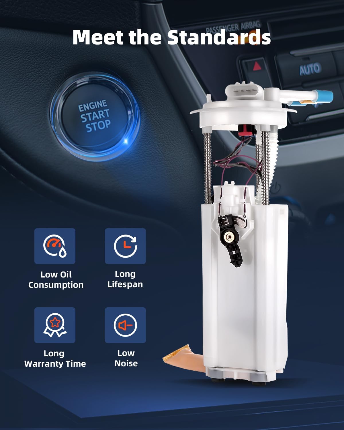 ECCPP Fuel Pump Replacement E3369M Compatible with Chevrolet Camaro Pontiac Firebird 1999 2000 2001 2002 V6 3.8L