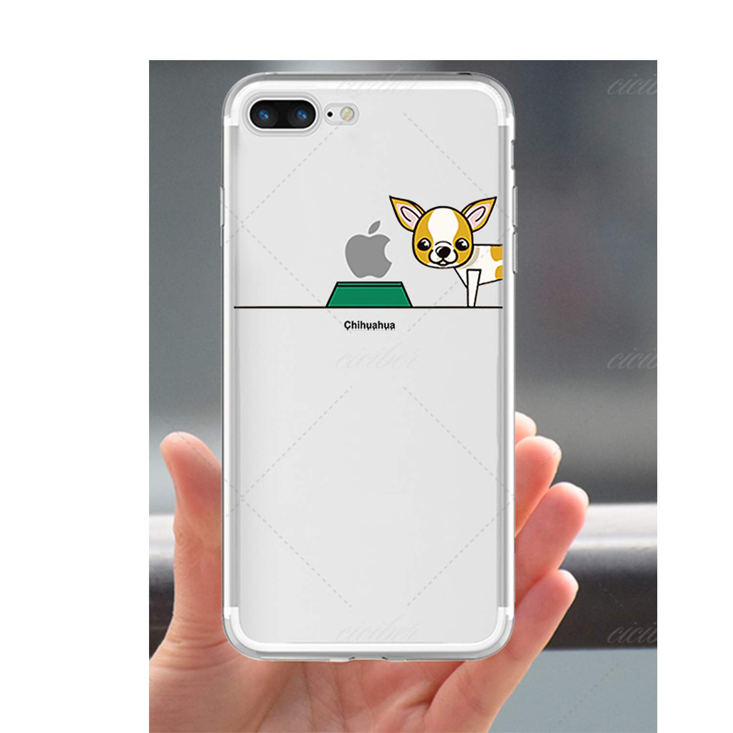 Amazon Tiesenかわいい犬にロゴソフトsile Tpu電話ケースfor Iphone 11プロマックス7 8 6 Sプラス5 5 S Se X Xr Xsマックス動物coqueカバー Wm For Iphone 7 家電 カメラ オンライン通販