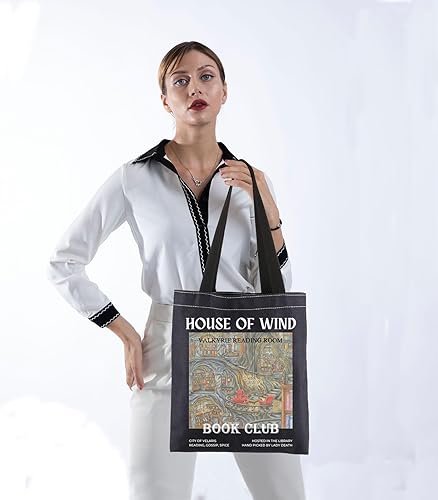 Miniatura 5 de ACOSF - Libro de lectura inspirado en novela de fantasía, libro de lectura para amantes de la casa de viento, valquiria, funda para libros de sala