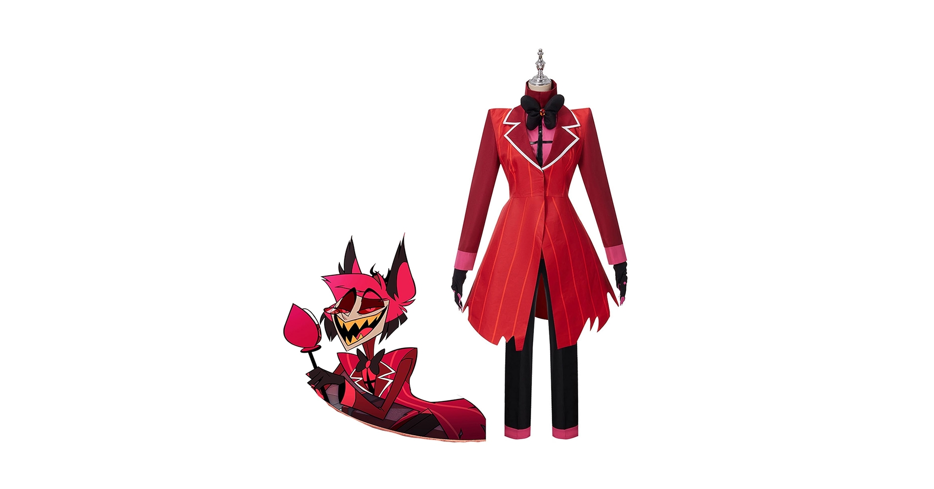 Amazon.co.jp: [AwwwCos] アラスター Alastor コスプレ衣装 ハズビン