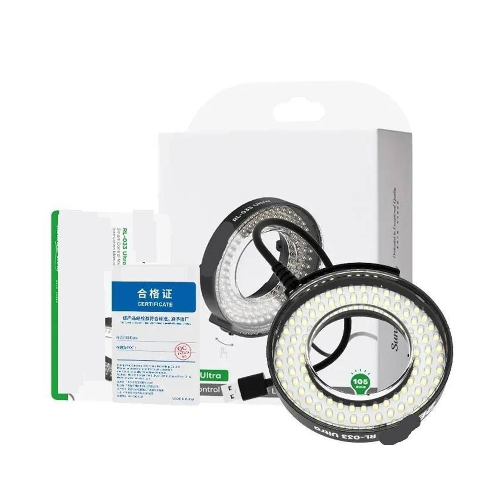 RL-033 Anillo de luz LED Ultra Microscopio 105 LED USB