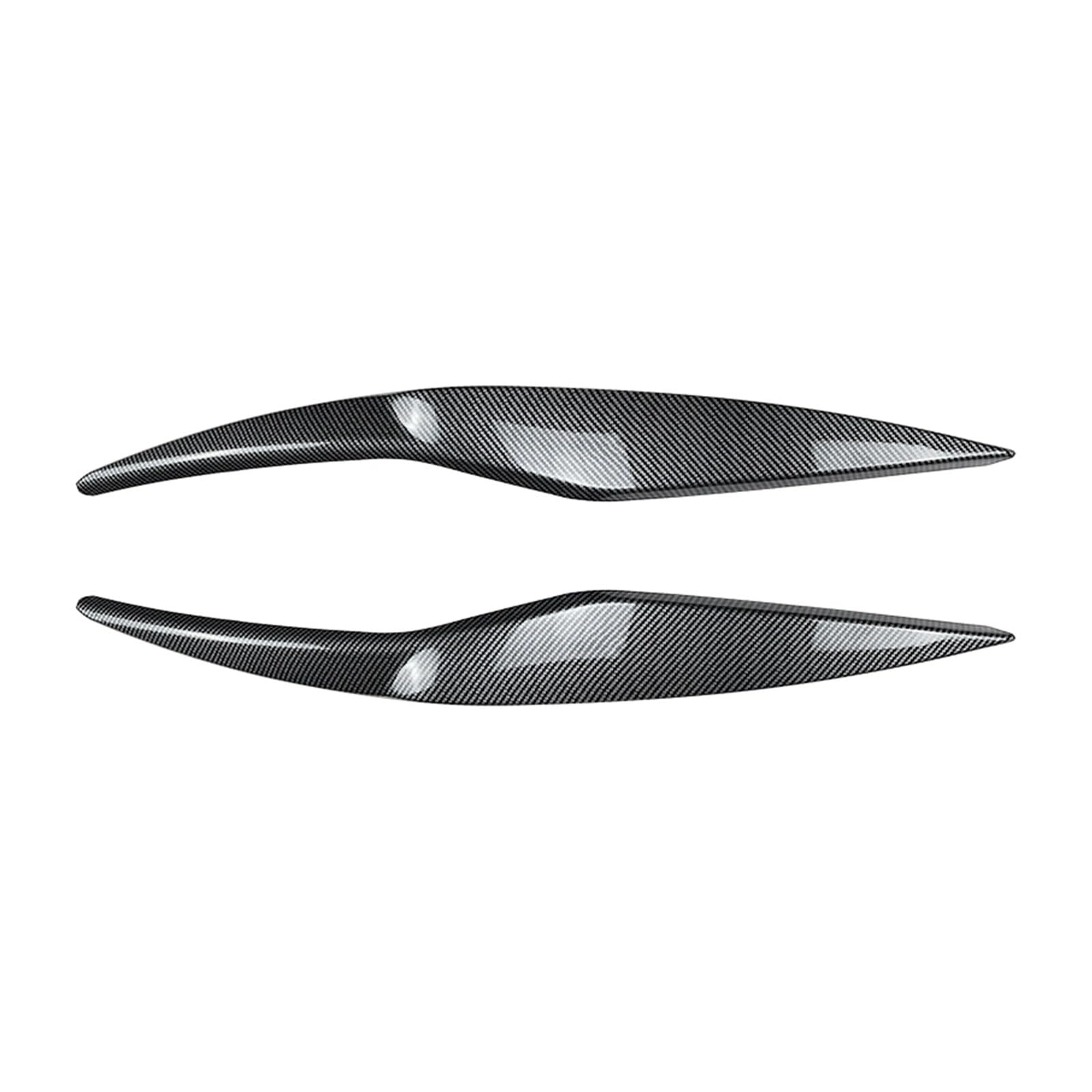tuyda Headlight Eyebrow Cover Sticker,Fit For Ford, Fiesta MK6 2008-2012 Headlight Eyebrow Overlay ﻿(Carbon Fiber Look)