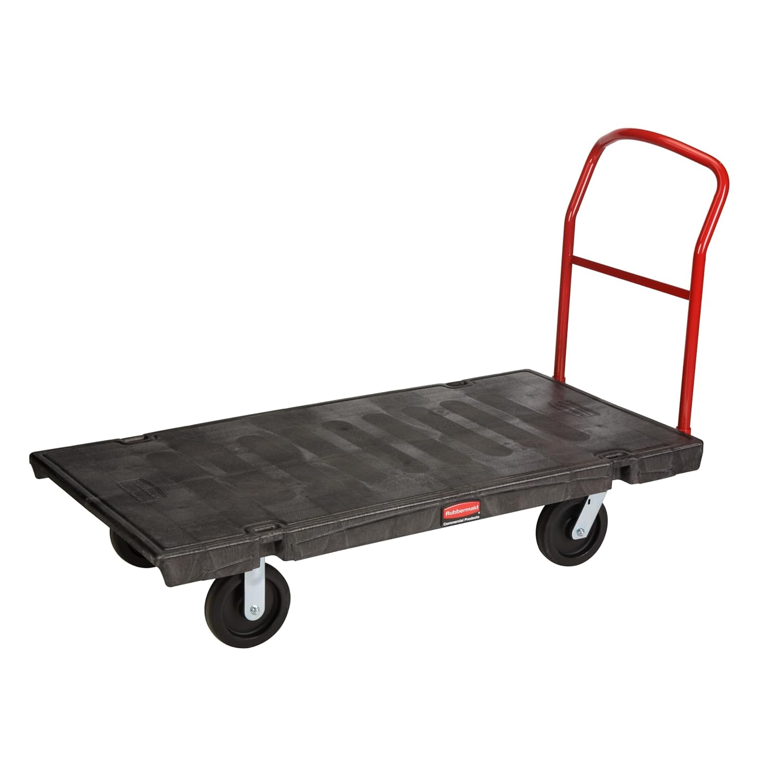 Rubbermaid Commercial Heavy-Duty Platform Truck, 2,000 lbs. Capacity, FG446600BLA